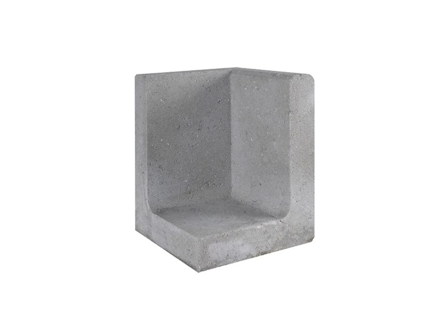 L-element Hoek 30 x 30 x 50 (L x B x H) - Grijs - Afbeelding 1